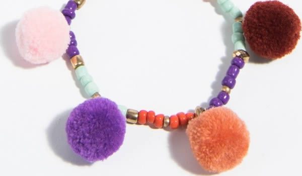 bracelet-pompon