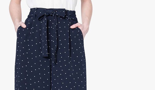 pantalon-large-pois-bleu