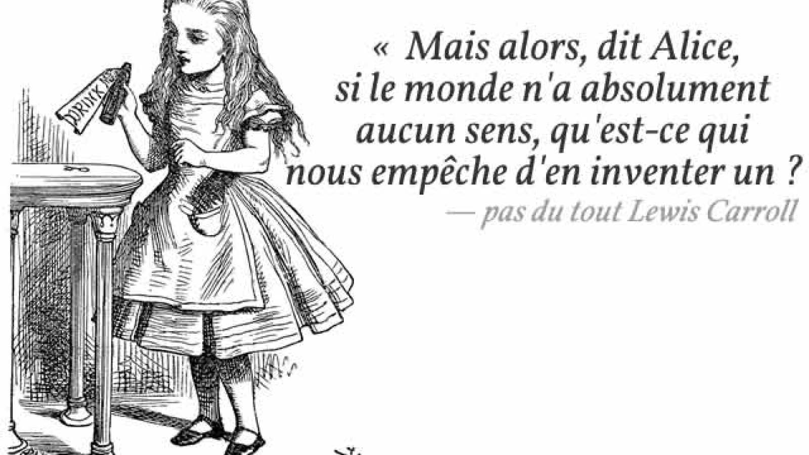 Alice au Pays des Merveilles : la citation connue mais fausse, حجم الصورة 1600x900