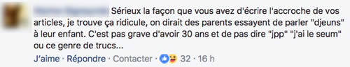 commentaire triste