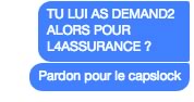 faute de frappe messenger