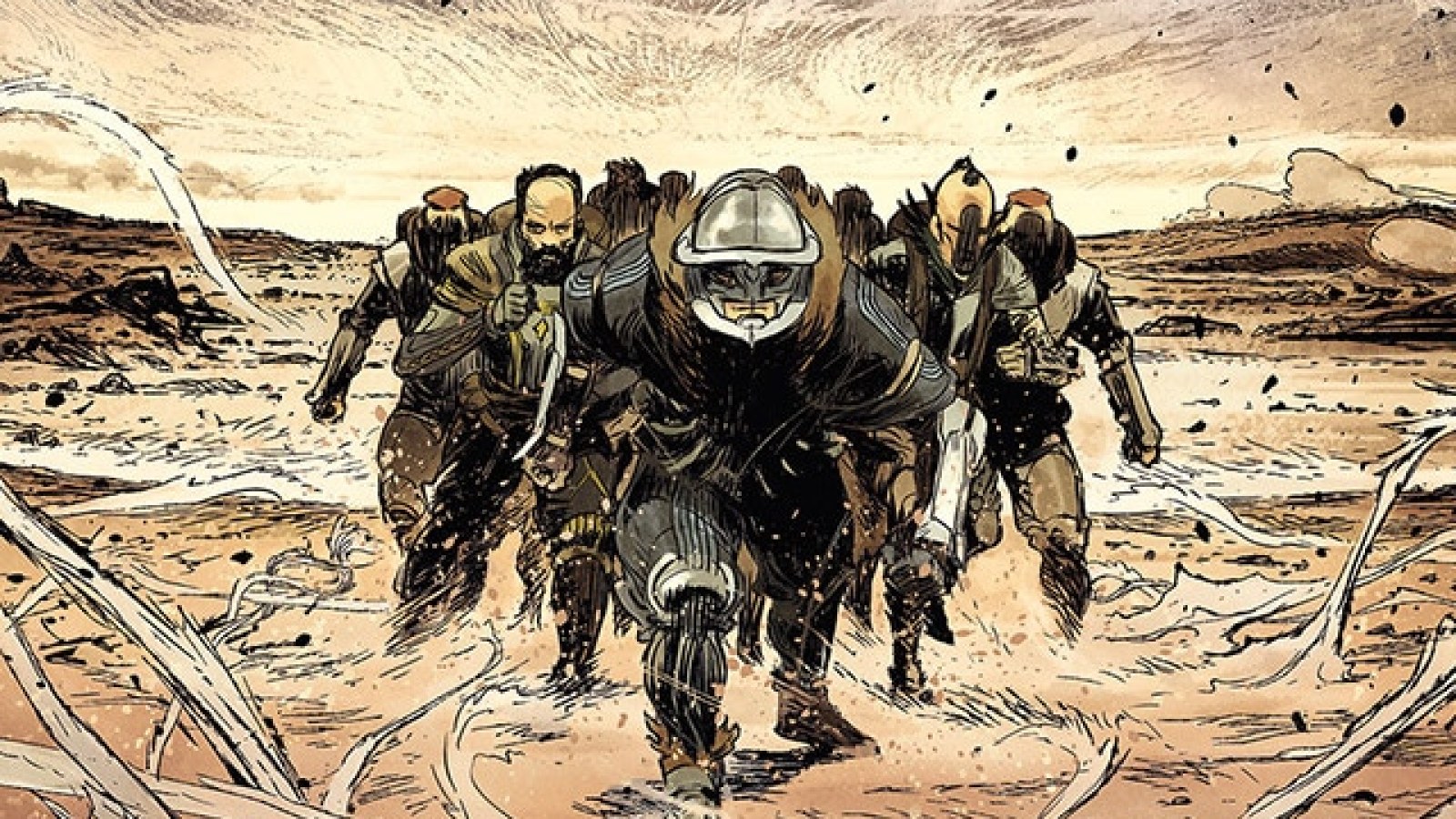 La Horde du Contrevent : une BD chez Delcourt à l'automne 2017