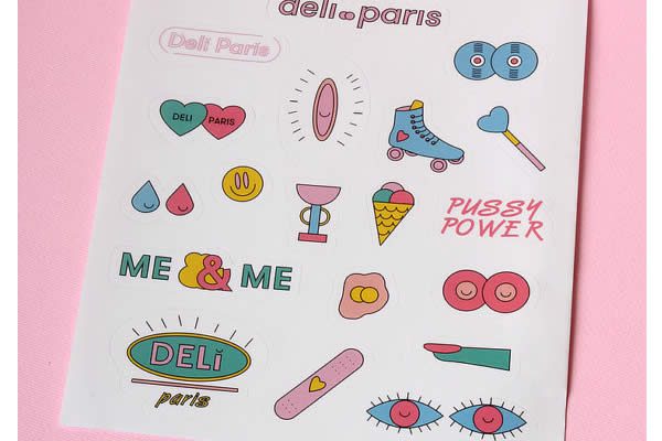 planche-stickers-girl-power
