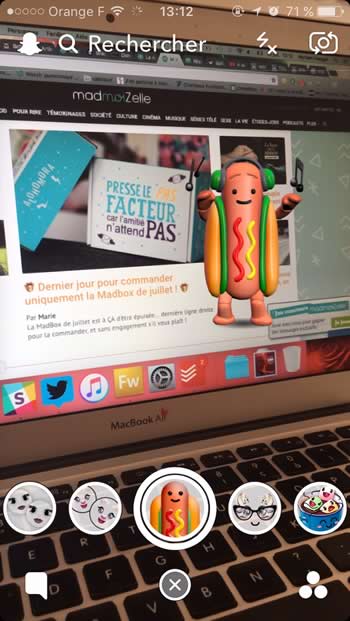 snapchat-hot-dog