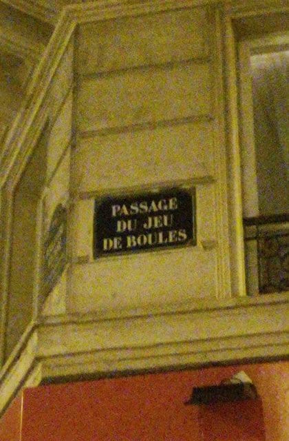 Passage boules