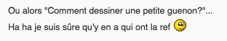 commentaire guenon