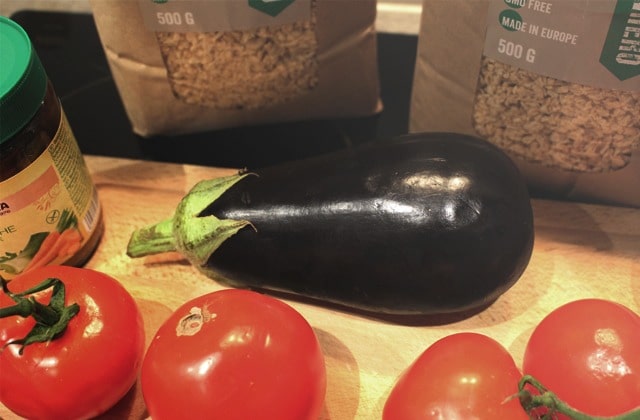 Aubergine vegan