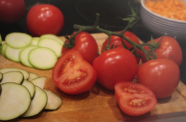 Tomates spaghettis vegan