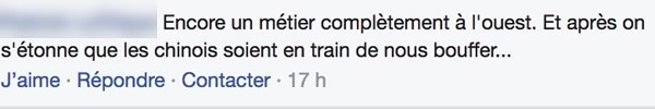 commentaire chinois