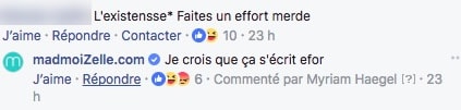 commentaire effort