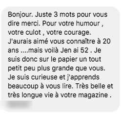 commentaire gentil