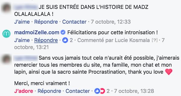 commentaire madz ok