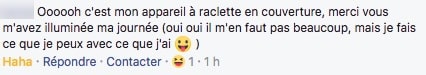 commentaire raclette