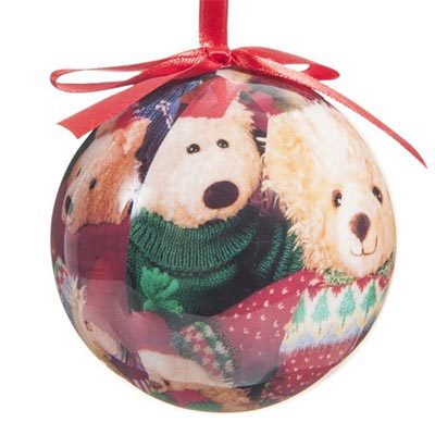 deco sapin boule oursons