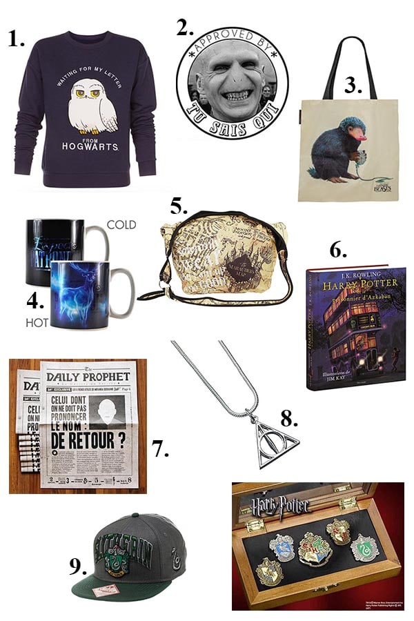 sélection de cadeaux pour les fans d’Harry Potter