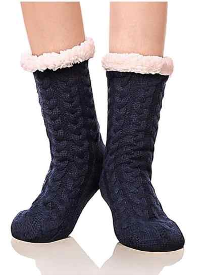 Chaussettes velours coton Amazon