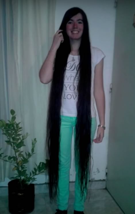 cheveux les plus longs record