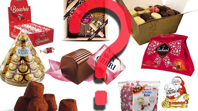 Chocolats à offrir  boite de chocolats de Noël