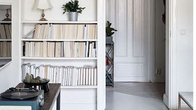 decoration-minimaliste-bibliotheque