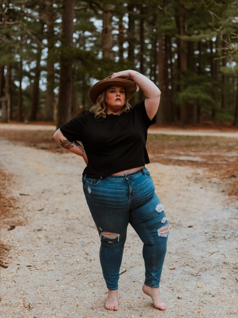 jean lee femme taille haute