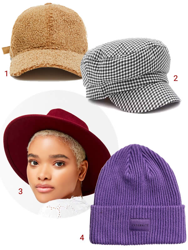 chapeau stylés hiver 2018