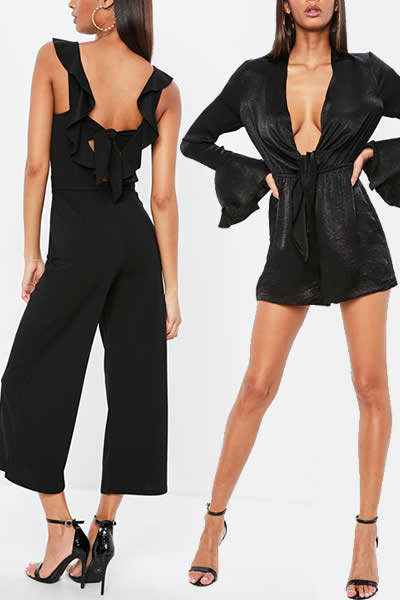 combinaison et robe missguided et nabilla