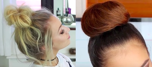 exemple de chignons exemple de chignons