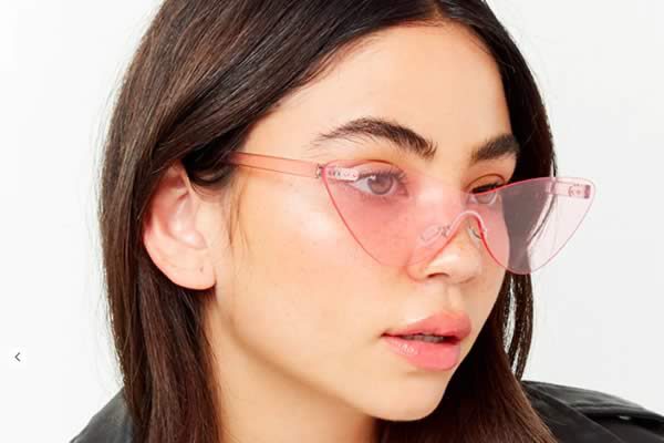 lunettes plastique rose forever 21