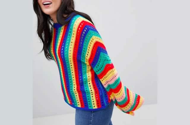 pull crochet grandes tailles