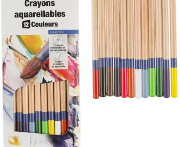 crayons-aquarellables