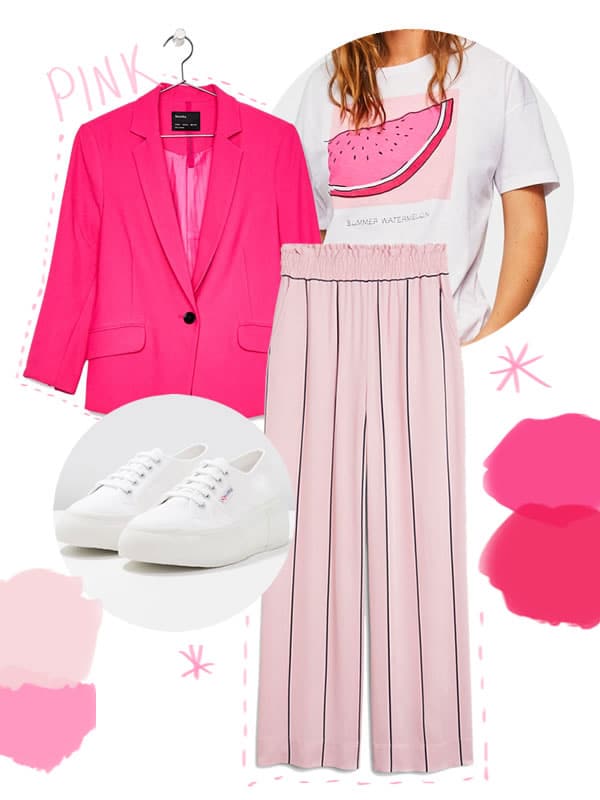 tenue rose été 2018