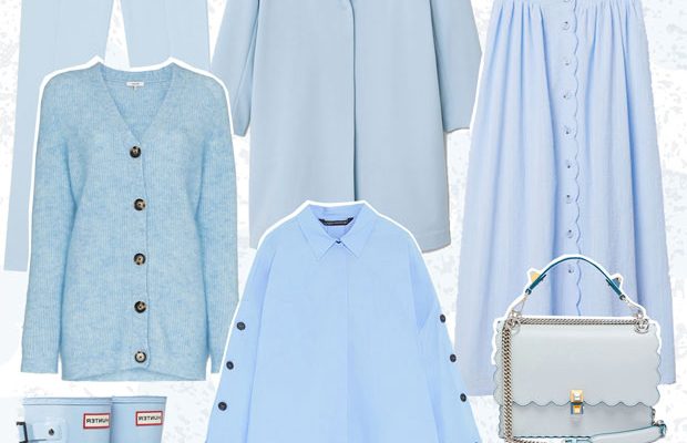 tendance bleu clair mode de l'automne hiver 2018-2019 tendance bleu clair mode de l'automne hiver 2018-2019