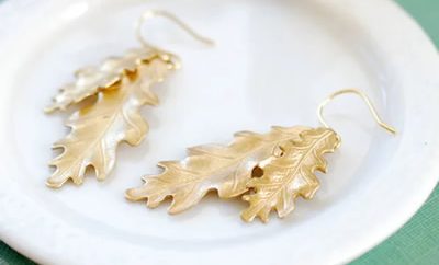 Boucles d'oreilles en laiton, Etsy, 21,09€ Boucles d'oreilles en laiton, Etsy, 21,09€