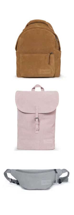 sacs eastpak peaux velours 