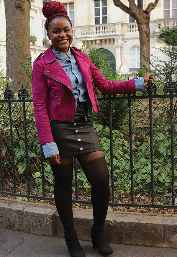 veste biker et jupe similicuir ASOS veste biker et jupe similicuir ASOS