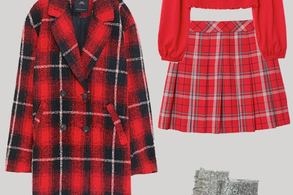 look carreaux rouge look carreaux rouge