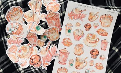 Stickers automnaux, Etsy, 3,08€ Stickers automnaux, Etsy, 3,08€