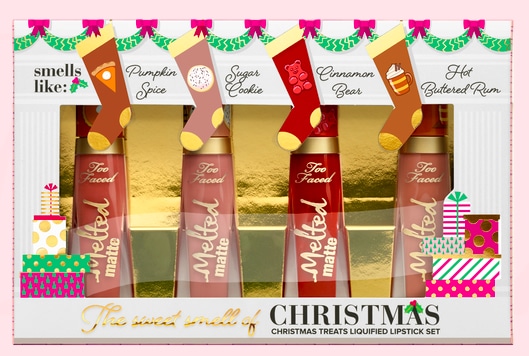 coffrets rouges à lèvres Too Faced Noël 2018