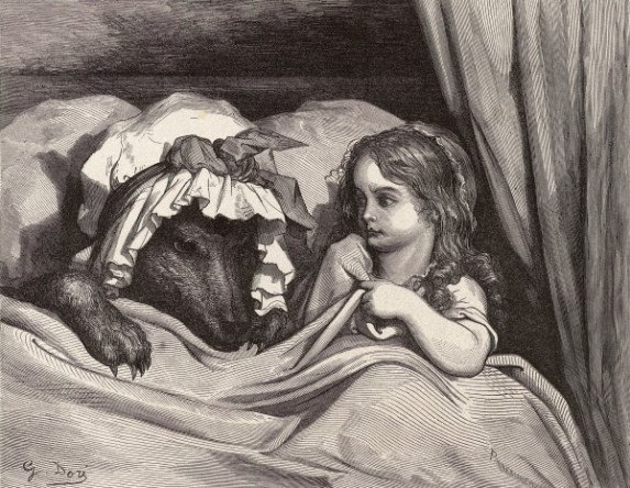Cette image me met extrêmement mal à l'aise. (Illustration de Gustave Doré).