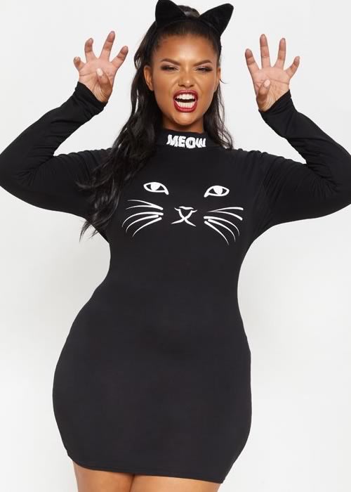 robe moulante chat halloween 2018 sur ASOS