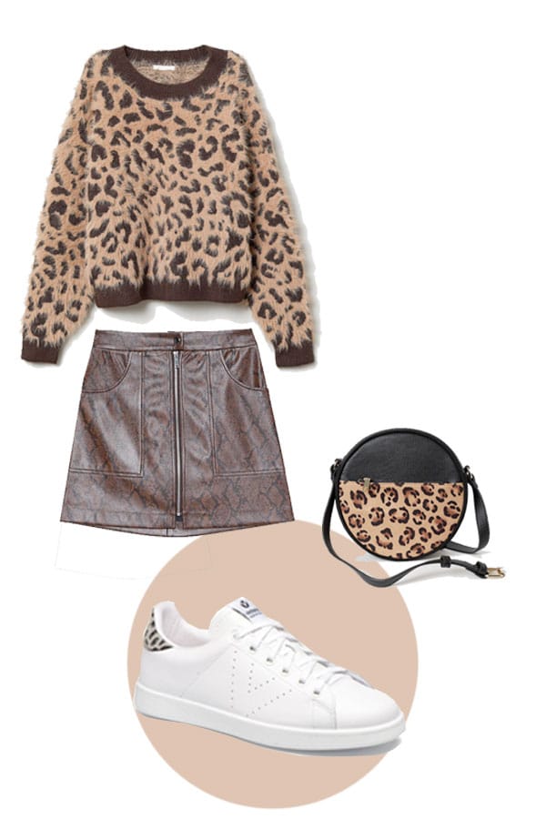 imprimés leopard look urbain