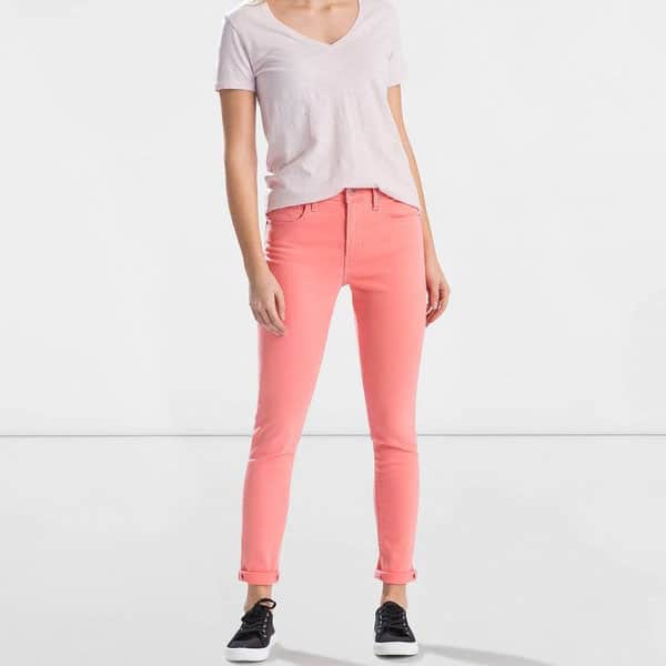 jean levi's saumon femme