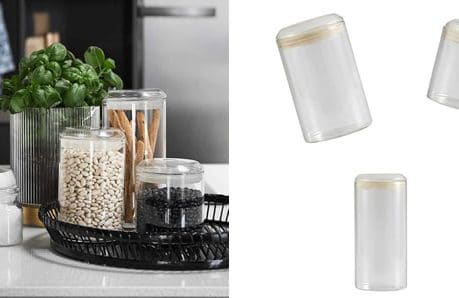 Bocaux hermétiques en verre, de 7,90€ à 9,90€ Bocaux hermétiques en verre, de 7,90€ à 9,90€