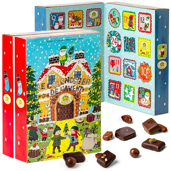 calendrier avent chocolat