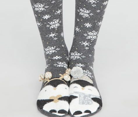 chaussettes noel pingouin chaussettes noel pingouin
