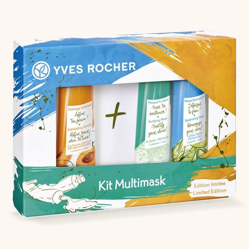 coffret masques visage yves rocher