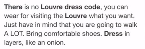 dress code louvre