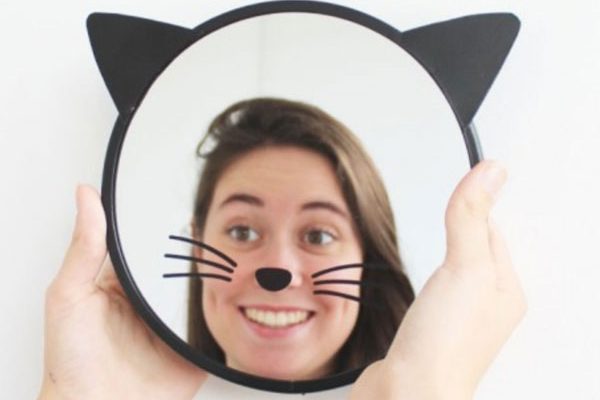 miroir chat miroir chat