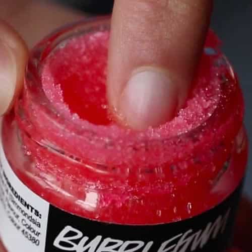 gommage lèvres bubble gum lush