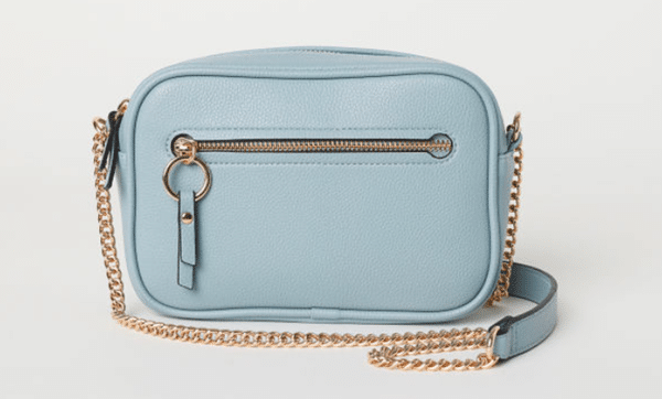 sac bleu bandouliere